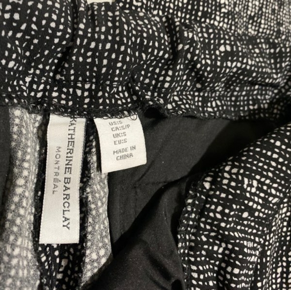 Slim Straight B&W Speckled Pant - Picture 4 of 4